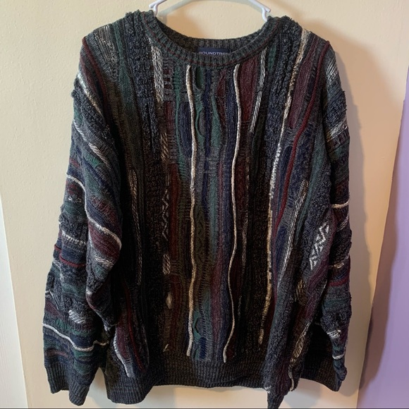VINTAGE Grandpa Style Sweater-XL - Picture 3 of 8